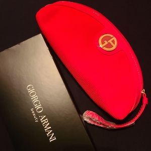 Giorgio Armani Wristlet Clutch Cosmetic Bag